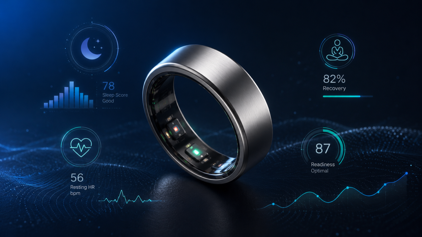 Oura Ring como anillo inteligente para seguimiento de salud, sueño y recuperación