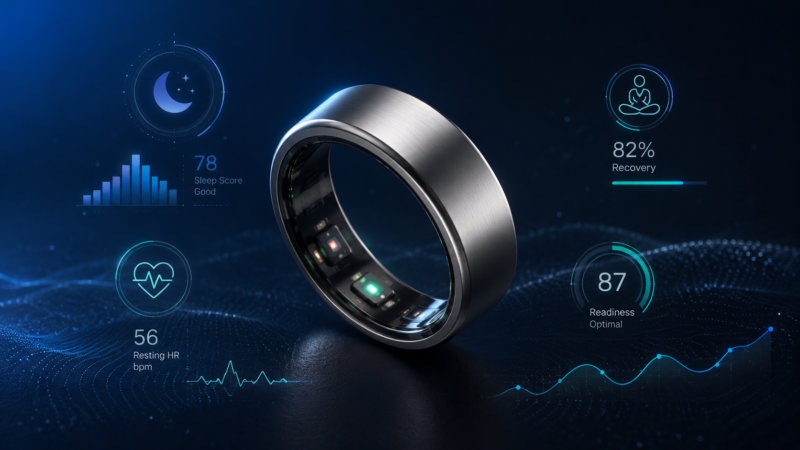 Oura Ring como anillo inteligente para seguimiento de salud, sueño y recuperación