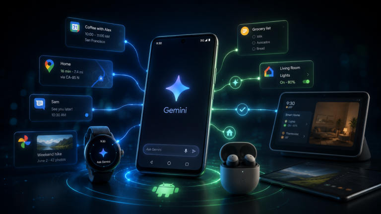 Gemini integrado en Android como capa de inteligencia del sistema