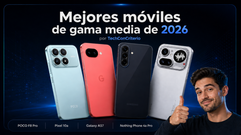 El mejor móvil de gama media de 2026 es el POCO F8 Pro, pero solo a este precio