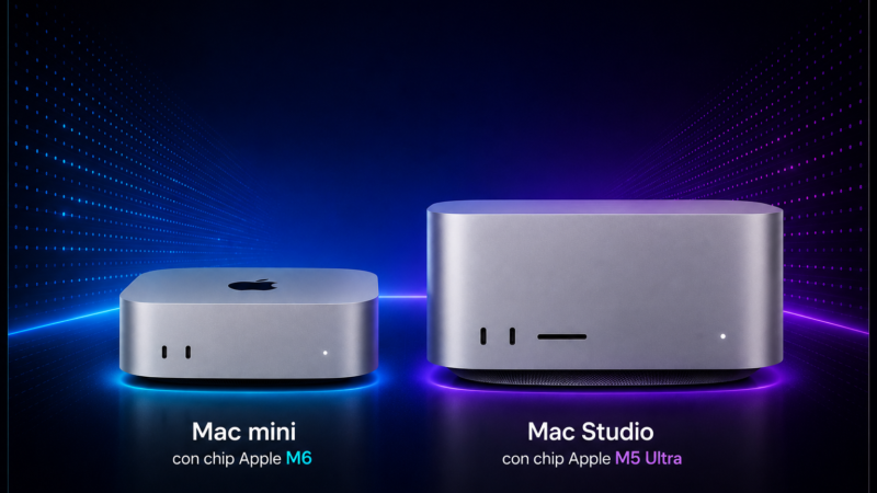 Apple presenta el M6: los nuevos Mac mini y Mac Studio convierten la IA local en su principal argumento