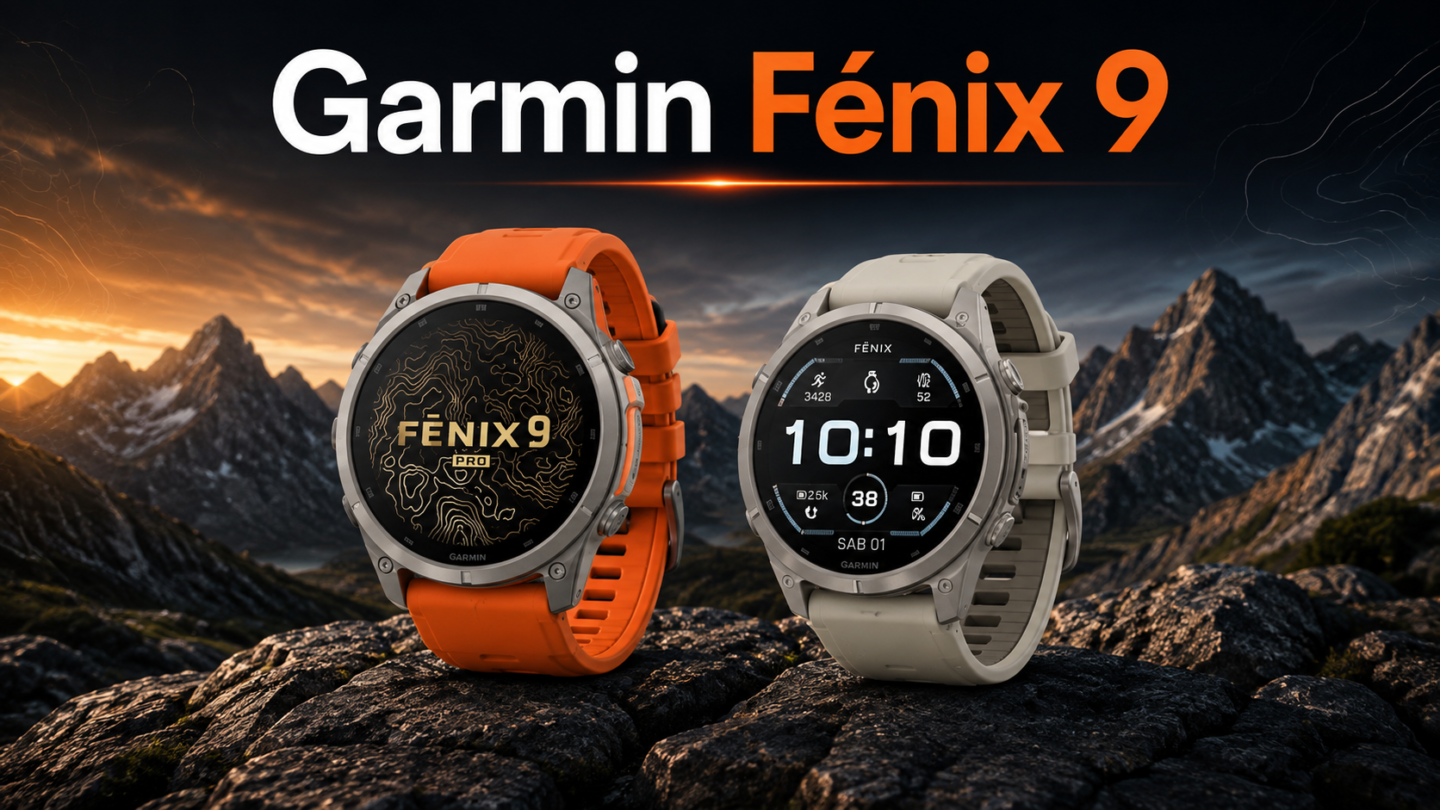 Garmin fēnix 9 y fēnix 9 Pro mostrando mapas y funciones de aventura