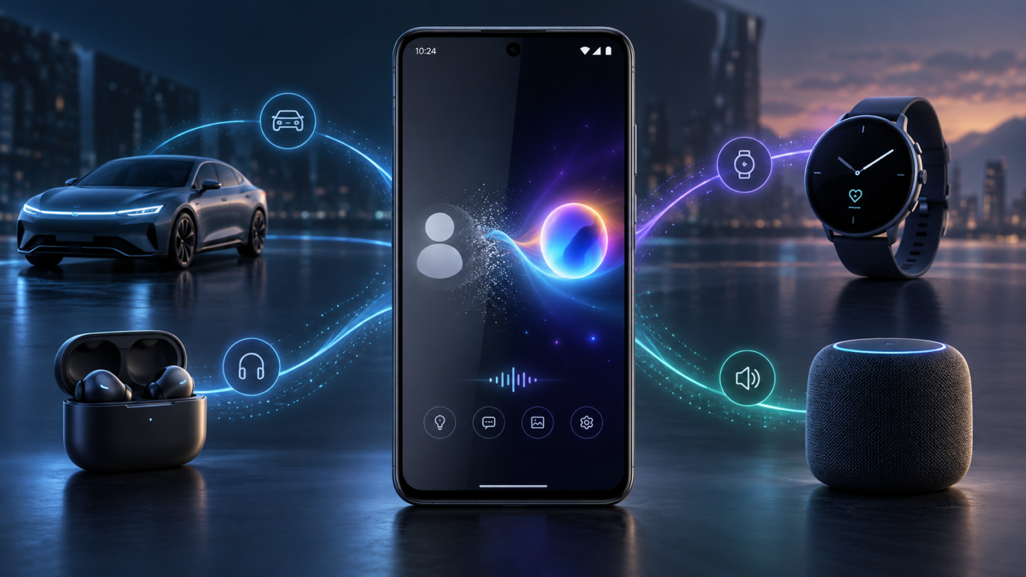 Transición de un asistente de voz clásico a Gemini en un teléfono Android y dispositivos conectados