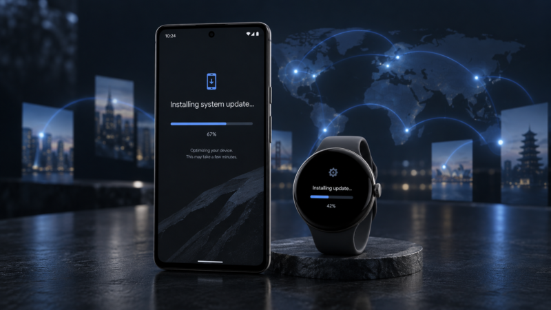 Google Pixel y Pixel Watch recibiendo las funciones del Pixel Drop de septiembre en España