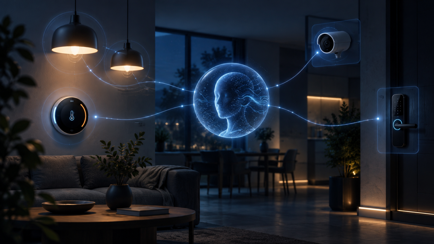 Agente de inteligencia artificial conectado a dispositivos de una vivienda inteligente