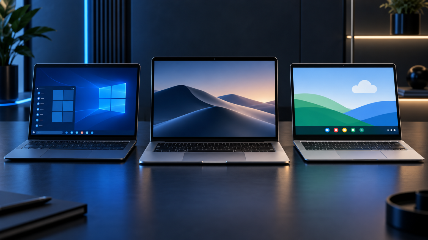 Windows, Mac o Chromebook: cuál es mejor para ti en 2026