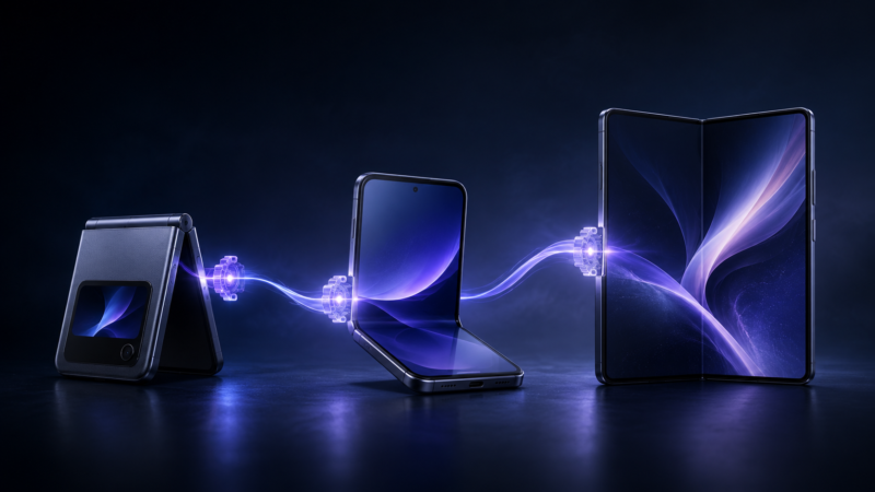 Evolución de los primeros móviles plegables hasta los modelos modernos