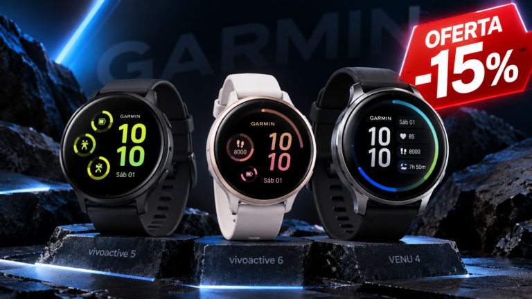 tres relojes Garmin con un 15 % de descuento: cupón activo en MediaMarkt